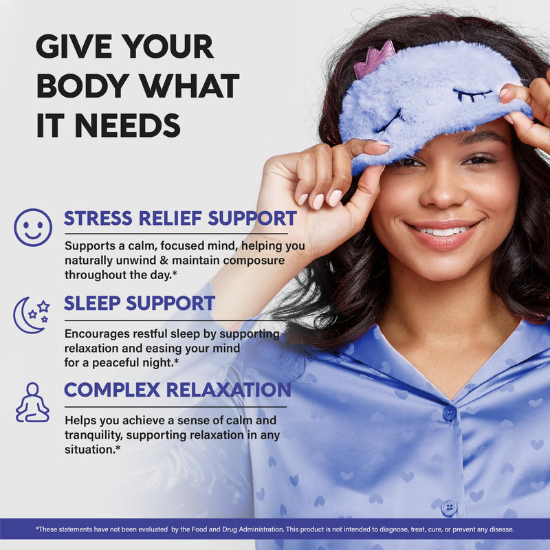 L Theanine 400 mg | L-Theanine Stress Relief | Extra Strength Supplement | Made in USA | Relaxation, Sleep & Calm Support | For Men & Women | Plant Based, Non-GMO & Gluten-Free | 120 Vegan Capsules