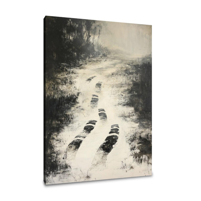 Disappearing Footprints Canvas