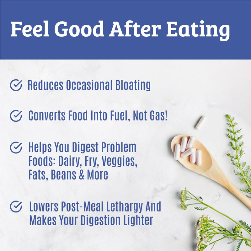 Best Digestive Enzymes for Women & Men – Lactase, Lipase, Amylase, Bromelain | Gallbladder Support