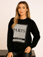 Ladies Paris A LA Mode Sweatshirt - InStock