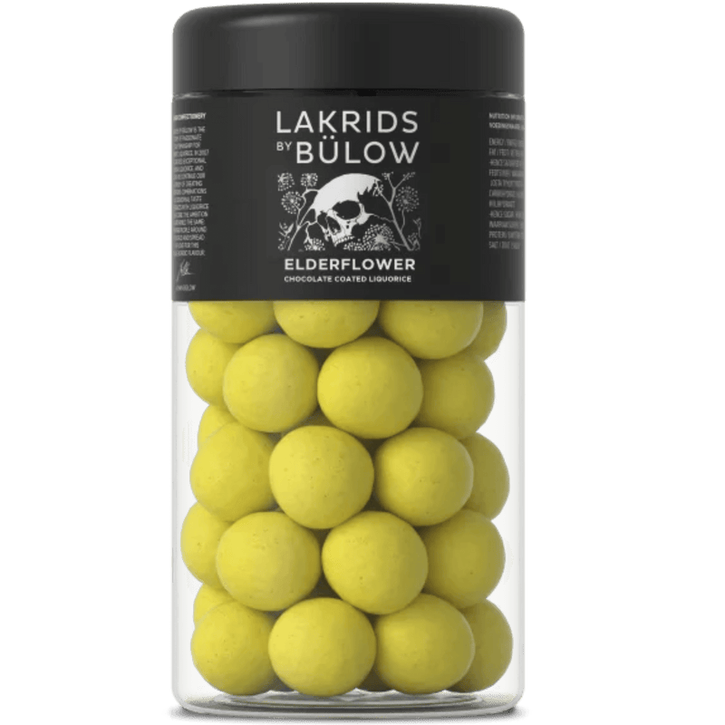 Lakrids By Bulow | Elderflower | White Chocolate Covered Liquorice - InStock