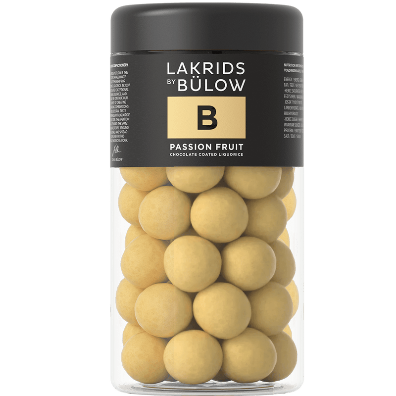 Lakrids By Bulow | Passion Fruit | White Chocolate Covered Liquorice - InStock