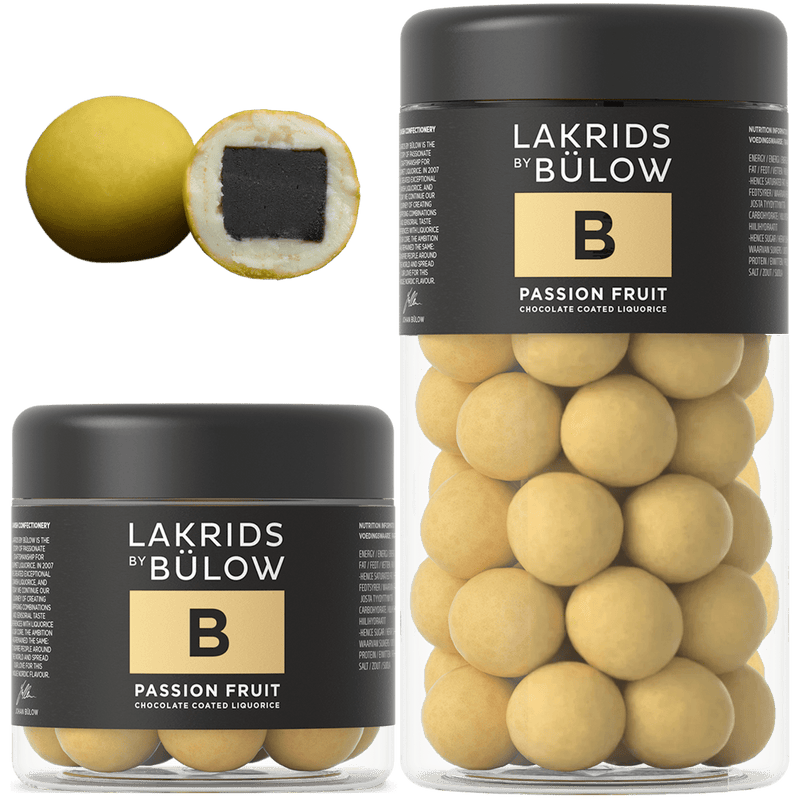 Lakrids By Bulow | Passion Fruit | White Chocolate Covered Liquorice - InStock