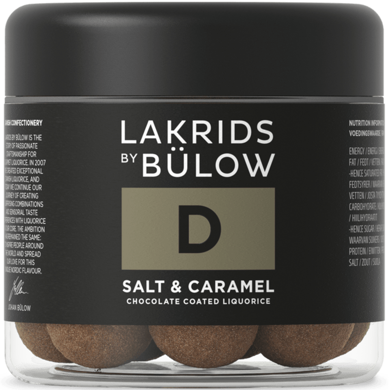 Lakrids By Bulow | Salt and Caramel | Chocolate Covered Liquorice - InStock