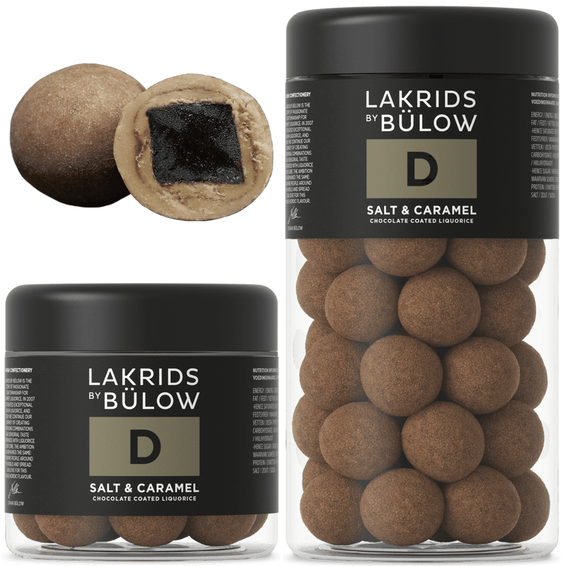 Lakrids By Bulow | Salt and Caramel | Chocolate Covered Liquorice - InStock