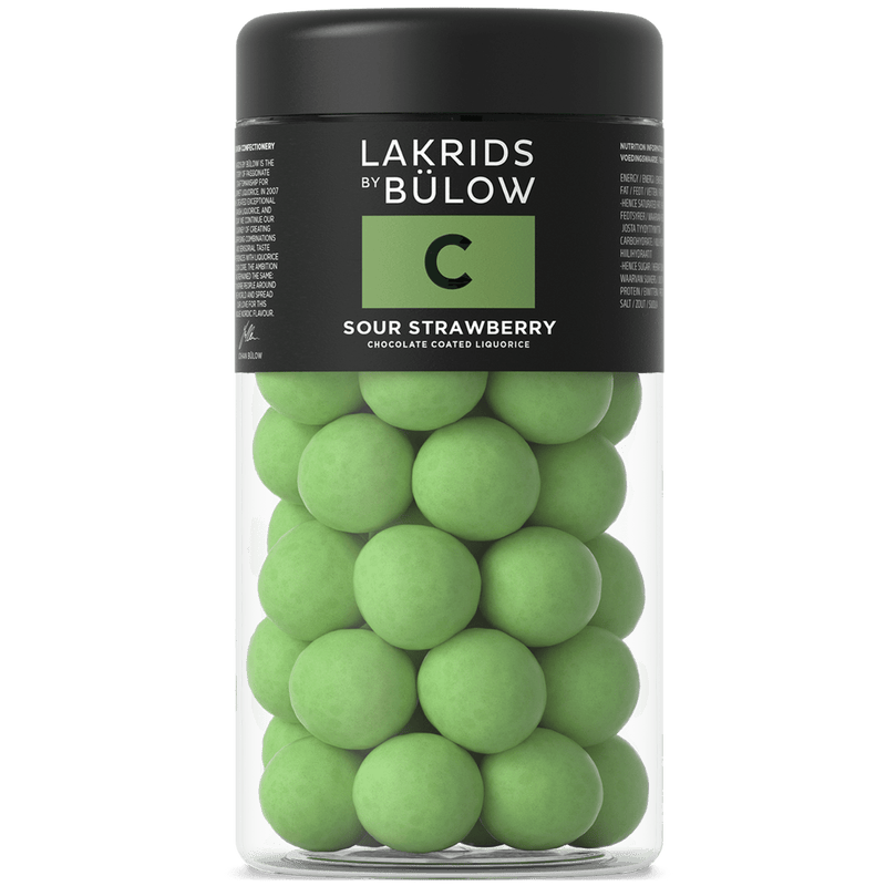 Lakrids By Bulow | Sour Strawberry | White Chocolate Covered Liquorice - InStock