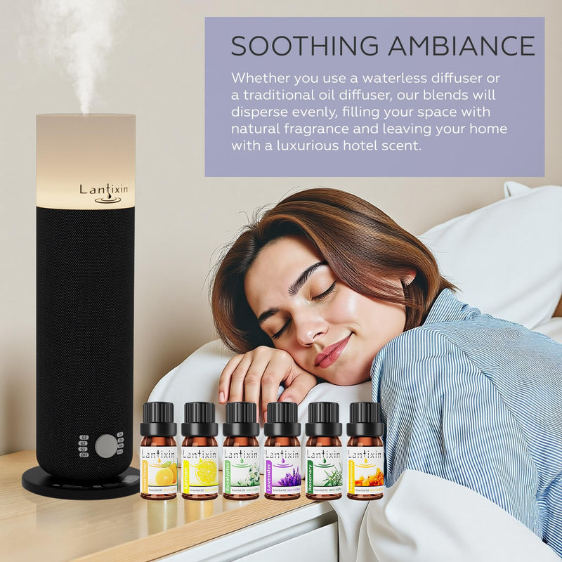 Lantixin Essential Oil Blends 6-Pack | Aromatherapy Oils