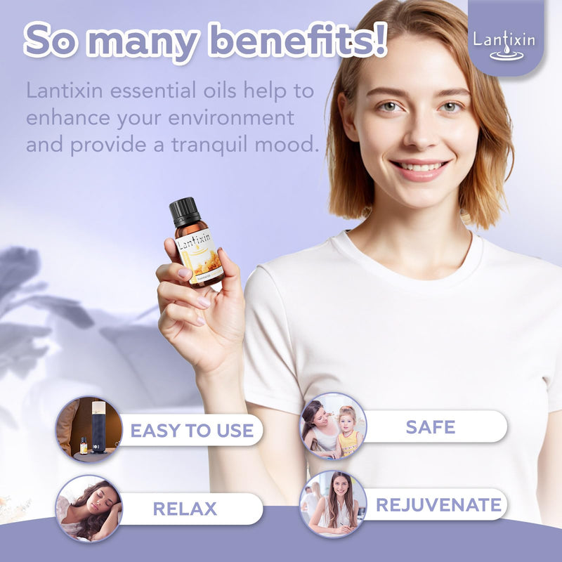 Lantixin Pure Frankincense Essential Oils for Diffusers – 0.5 oz