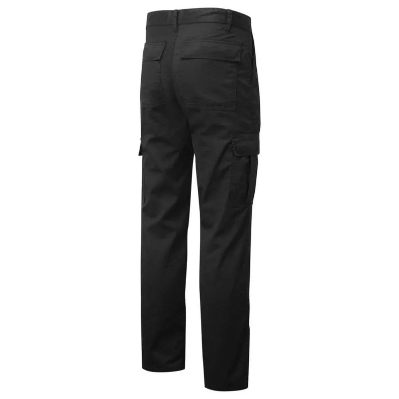 PORTWEST L701 LIGHTWEIGHT COMBAT TROUSERS Black / 28" Waist / 31" Regular Leg