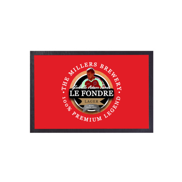 Rotherham Lefondre  - Football Legends - Door Mat -60cm X 40cm