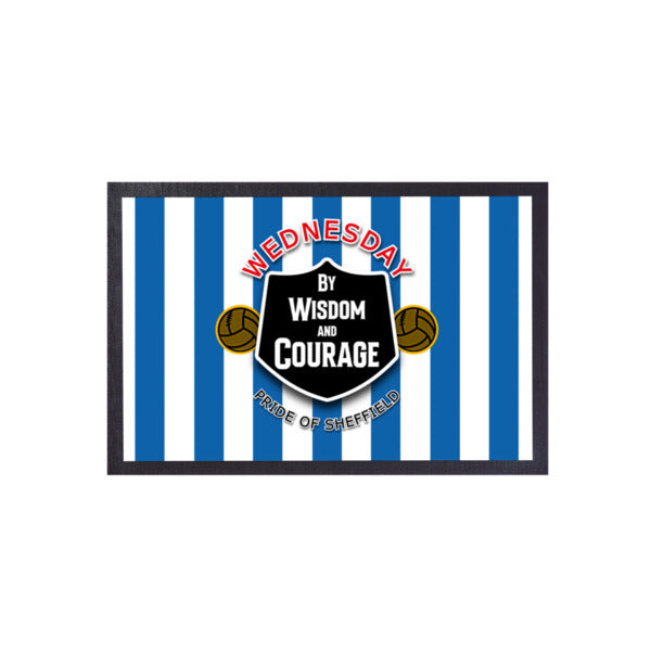 Wednesday Courage - Football Legends - Door Mat -60cm X 40cm