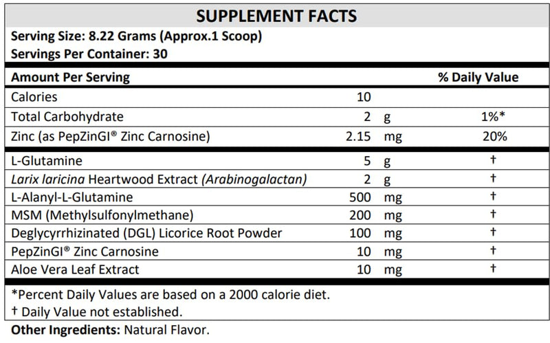 Healthy Gut Vegan Formula with L-Glutamine – Supports Gut Health & Immunity