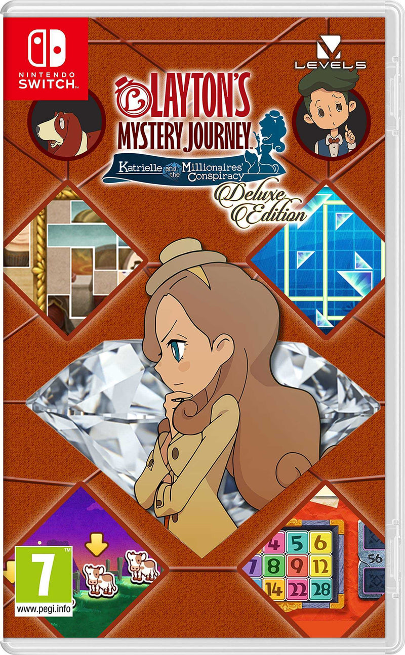 Layton's Mystery Journey Katrielle and the Millionaries Conspiracy Deluxe Edition Nintendo Switch