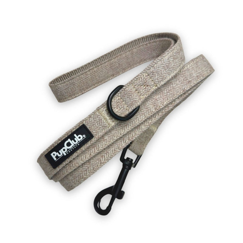 PupClub Dog Lead - Tweed Brown