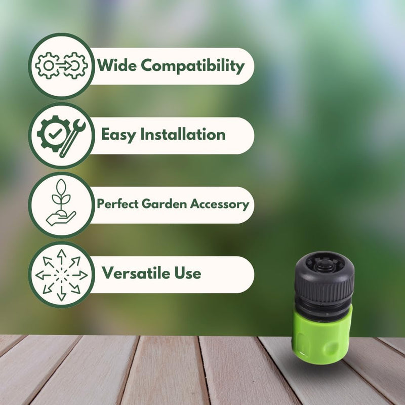 1/2 Inch Female Hose Connector with Water Stop Quick Connect