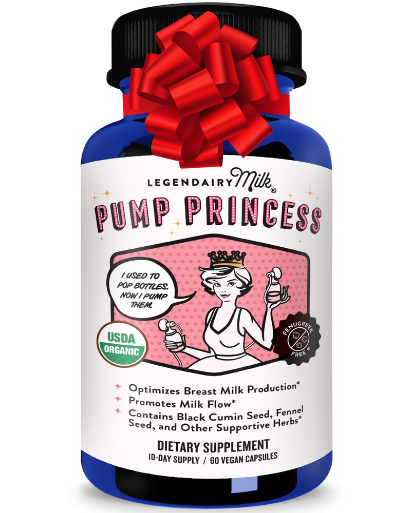 Legendairy Milk Pump Princess Lactation Supplement – Increase Milk Supply (60 Capsules) – Fenugreek-Free