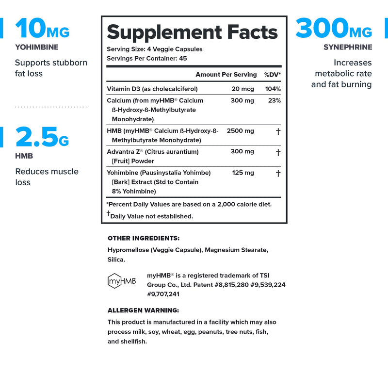 LEGION Forge Fasted Fat Burner – Thermogenic Fat Burner with Yohimbe & HMB