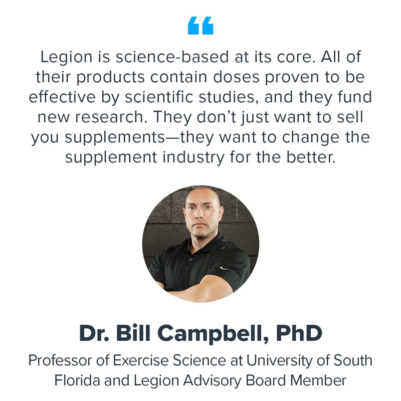 LEGION Triton Fish Oil Capsules - 2400mg EPA/DHA, Vitamin E & Lemon Oil, 30 Softgels
