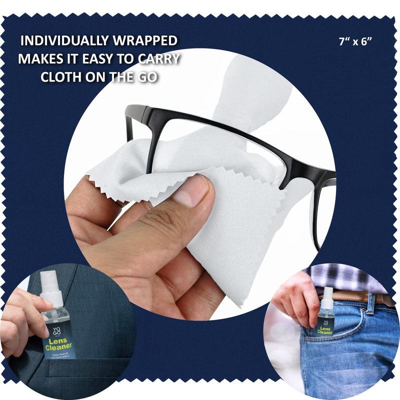 Lens Cleaner Spray 3 Eyeglass Cleaner Kit with Ammonia – Streak-Free, Safe for Eyewear & Electronics