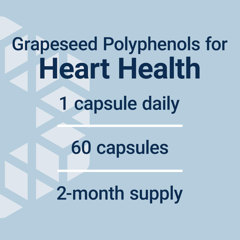 Life Extension Grapeseed Extract – Cardiovascular Health, Vitamin C & Resveratrol | 60 Capsules | Gluten-Free, Non-GMO