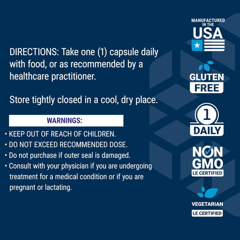 Life Extension Homocysteine Resist Vegetarian Capsules - Heart & Brain Health Support | 60 Count
