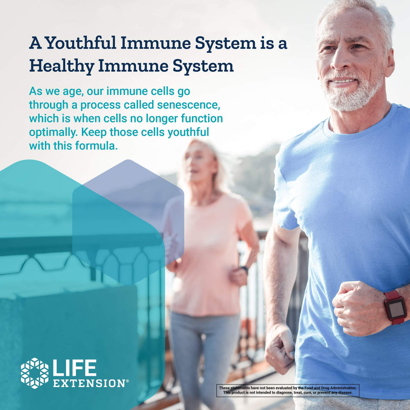 Life Extension Immune Senescence Formula – Standardized Cistanche, Reishi & Pu-erh Tea, 60 Vegetarian Tablets