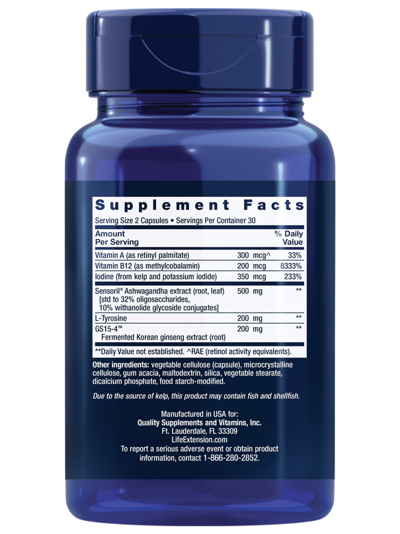 Life Extension Thyroid Support Complex – Thyroid Health Supplement (60 Capsules)