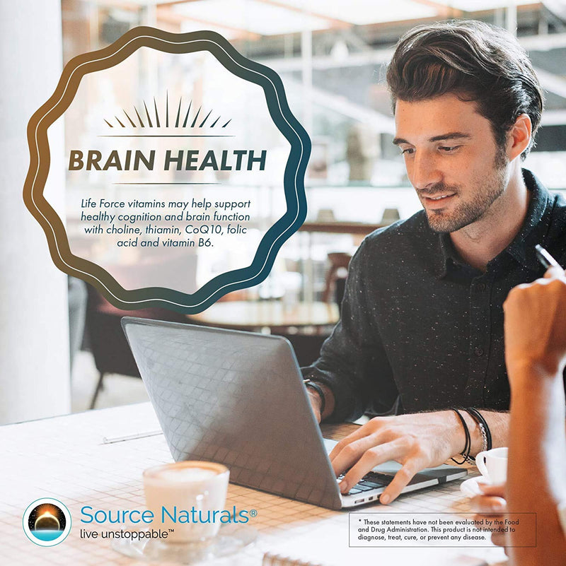 Source Naturals Life Force Multivitamin – High Potency Daily Multivitamin | Energy & Immune Support, 120 Capsules