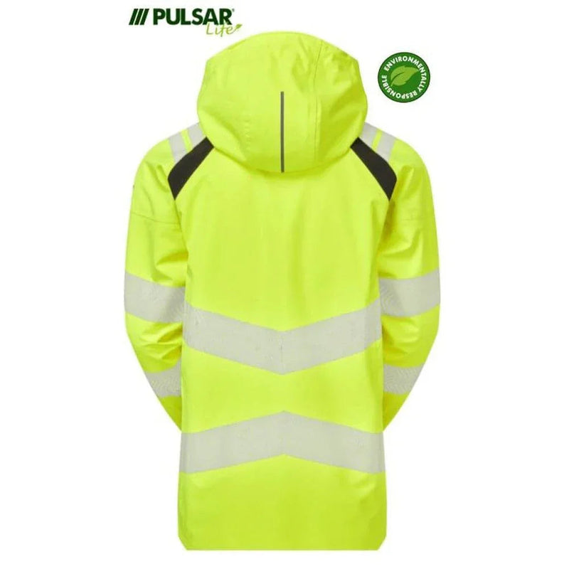 PULSAR® LIFE LFE909 GRS Men's Waterproof Windproof Shell Jacket Yellow