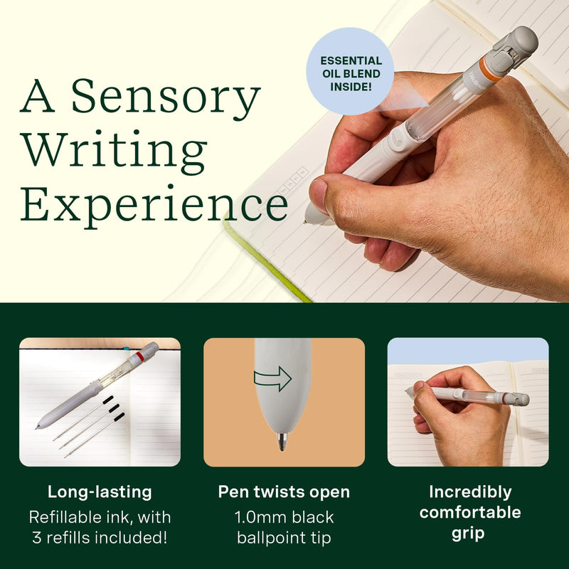 Lifelines Pen Diffuser Set – Coffeehouse 3-Pack | Aromatherapy Writing Pens