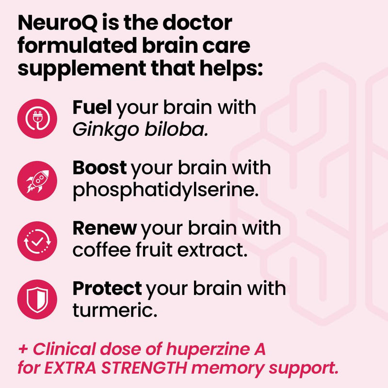 LifeSeasons NeuroQ Memory & Focus Extra Strength — Cognitive Support