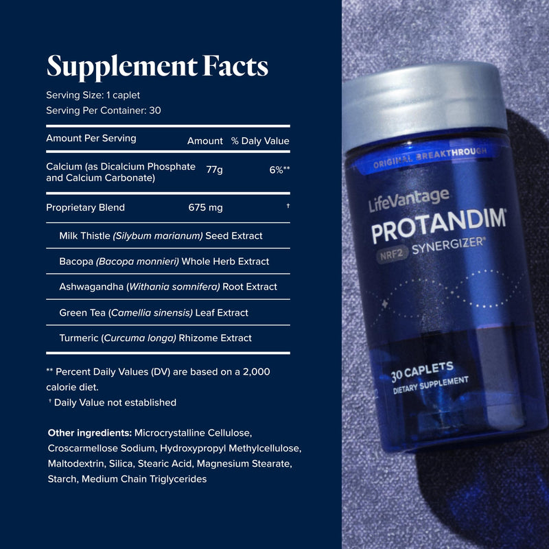 LifeVantage Protandim Nrf2 Synergizer (30 Caps) – 5-Herb Antioxidant Formula