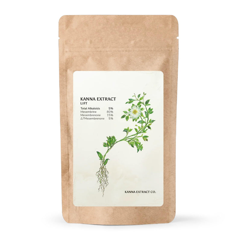 Lift Kanna Extract Powder – 5% Alkaloids, 80% Mesembrine | Lab Tested