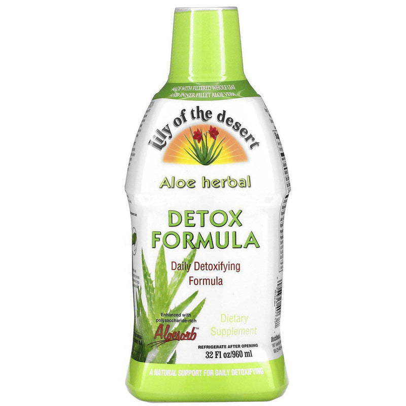 Lily of the Desert Aloe Vera Herbal Detox Formula – 32 oz | Gut Health & Liver Support