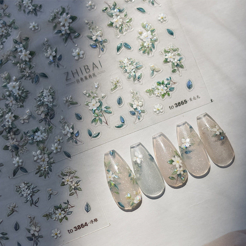 Hello Claws | Lily Flower Nail Deco Sticker