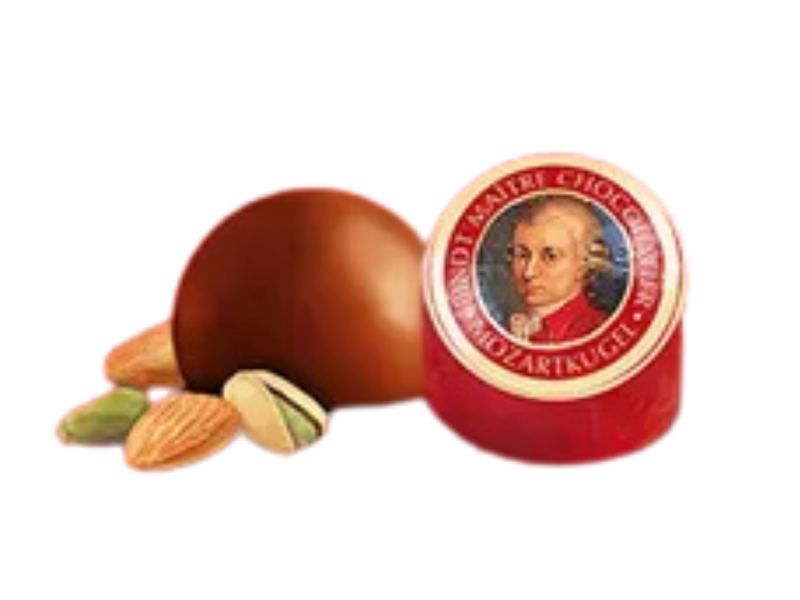 Lindt Mozart | Pistachio Dark Chocolate Marzipans - InStock