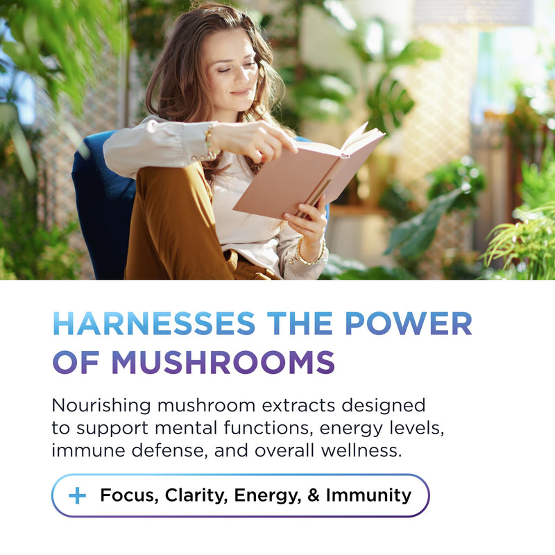 Dr. Emil Nutrition 10 Mushroom Nootropic Supplement – Clarity & Immune Support
