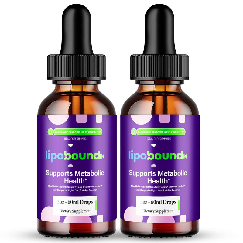 Lipobound Drops - Official Lipobound Droppers | Maximum Strength Keto Liquid (2 Pack)