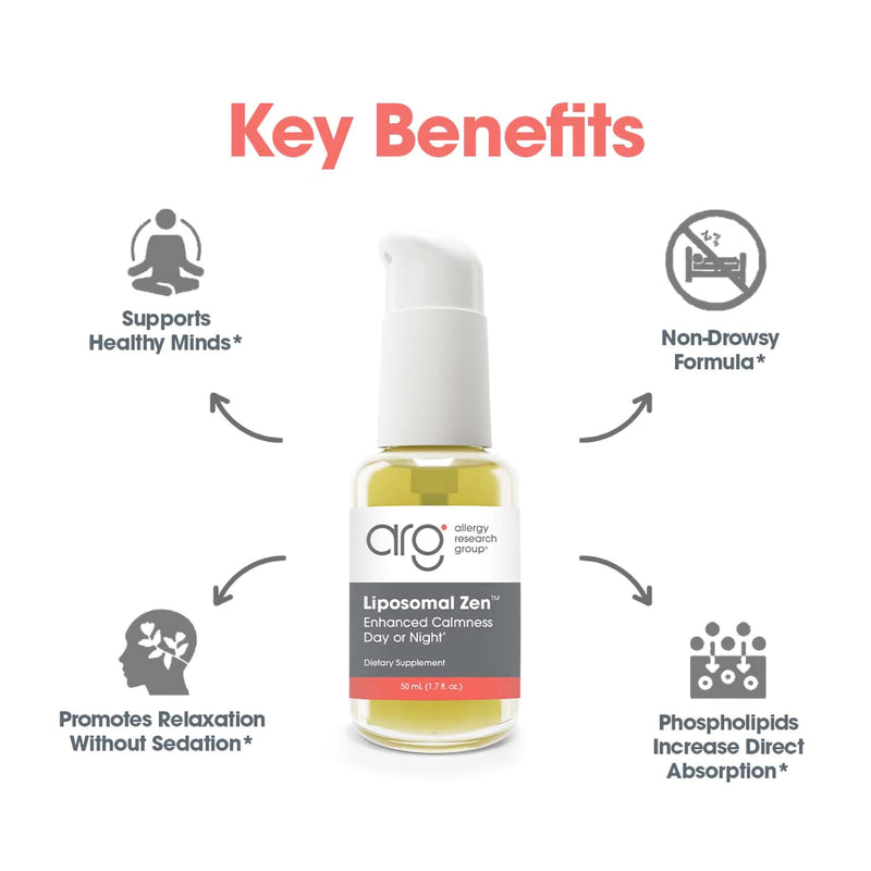 Allergy Research Group Liposomal Zen – GABA & L-Theanine Sleep Support