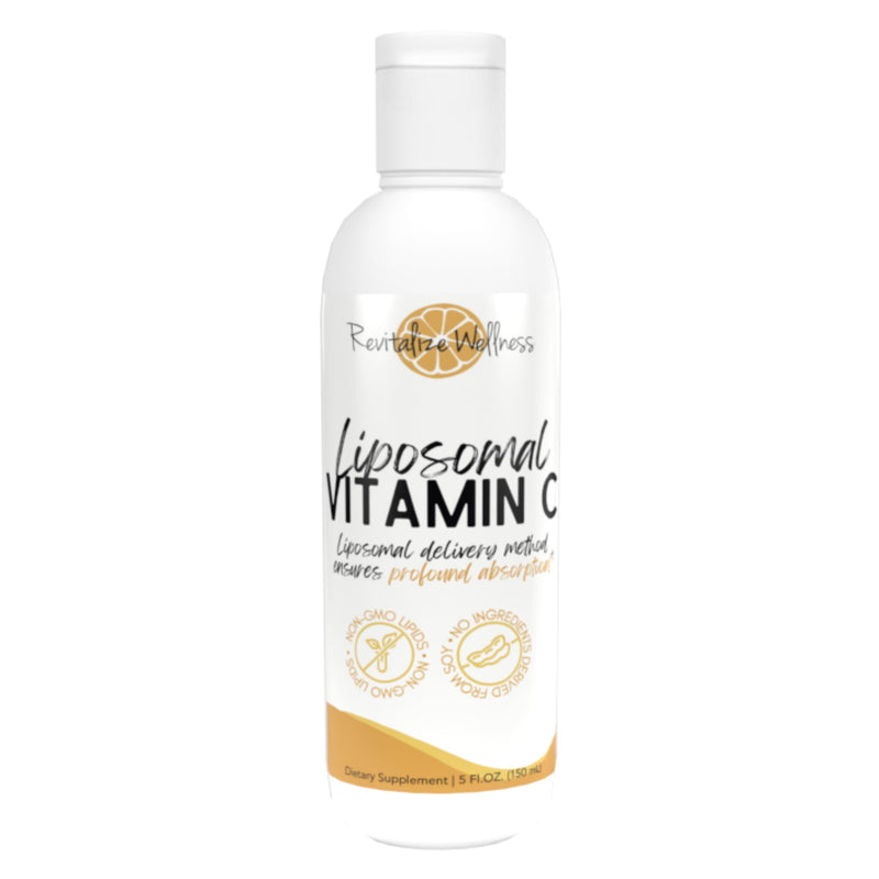 Revitalize Wellness Liposomal Vitamin C 1,000 mg - Pure, Corn Free, GMO-Free, 30 Servings