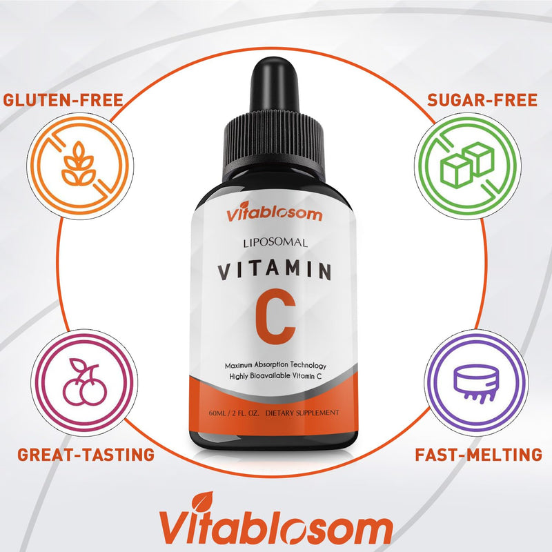 Liposomal Vitamin C 2000mg Liquid for Adults – Immune Support & Antioxidant