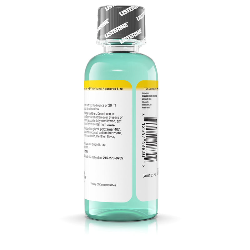 Listerine Antiseptic Zero Cavity Mouthwash – Clean Mint 3.2 oz 24-count