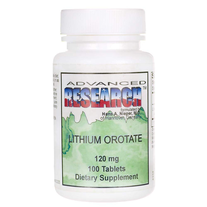 Lithium Orotate 100 Tabs | Advanced Research