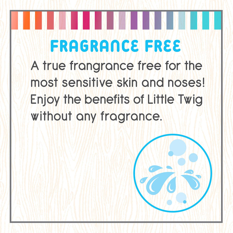 Little Twig Fragrance-Free Shampoo – Organic Plant-Derived Formula, Vegan, Gluten-Free, 8.5 oz for Newborns