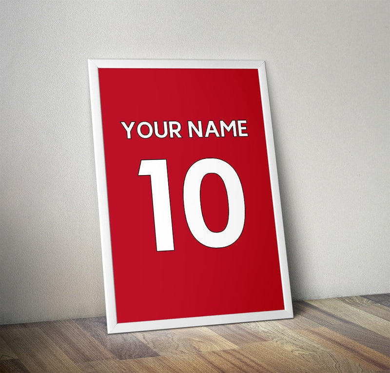 Personalised Football Shirt Print