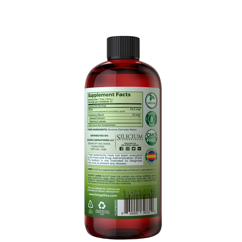 Living Silica Plant-Based Collagen Booster | Vegan | 500 ml