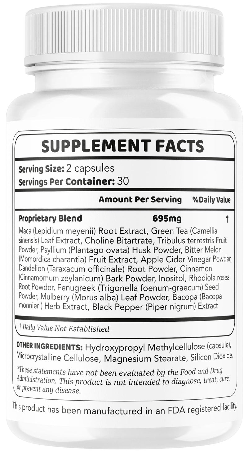 LIVORKA SugarWise Pro Capsules – All-Natural Premium Formula, 300 Capsules (5 Pack)