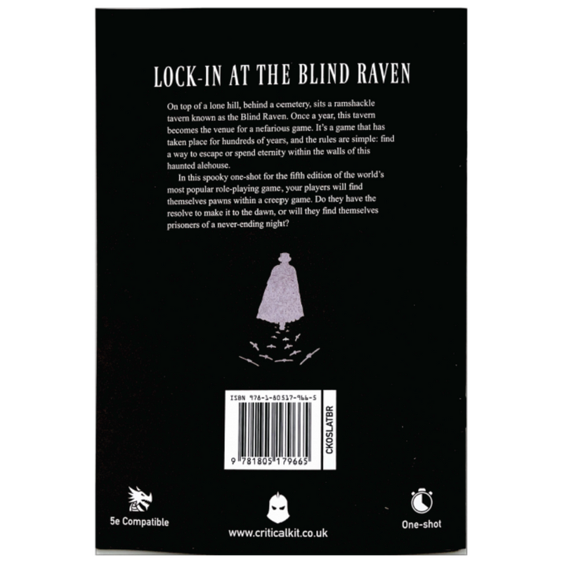 Lock-in at The Blind Raven - 5E DND one-shot