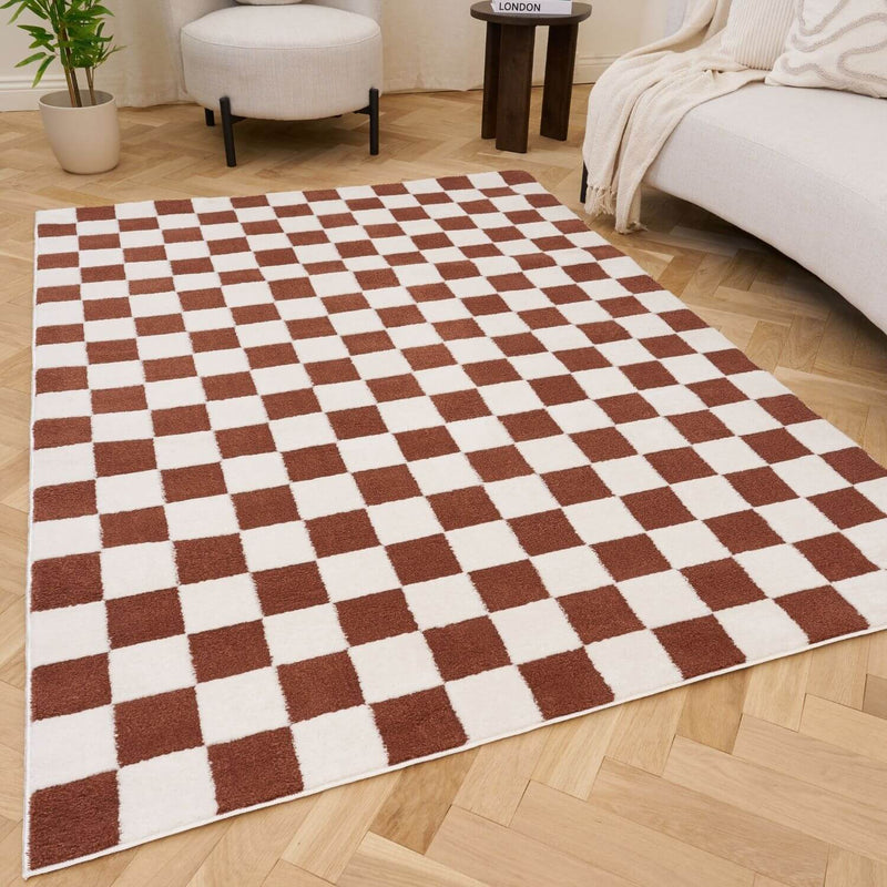 Loft Checkerboard Terra Rug