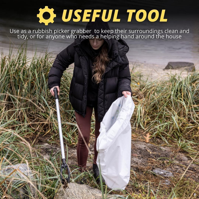 75cm Litter Picker Grabber Tool Lightweight Reaching Aid